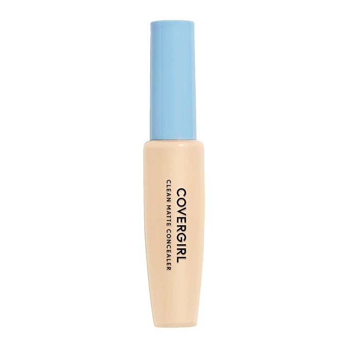 COVERGIRL - Clean Matte Concealer, Oil-Free, Lightweight Formula, Blendable, Natural-Looking Coverage, 100% Cruelty-Free-Velvo Beauty
