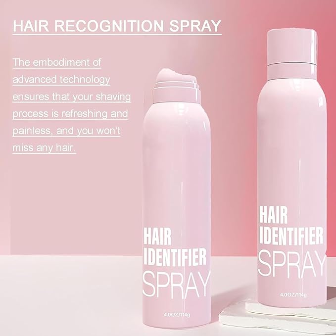 2pcs Hair Identifier Spray for Face Shaving, Skin Body Hair Identifying Spray With Razors,Hair identifier for Face Dermaplaning, Moisturizing and Skin Care Dermaplaner-Velvo Beauty