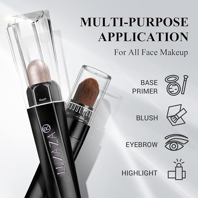 Shimmer Eyeshadow Stick Makeup 6PCS Set, Pink Metallic Matte Cream Eye Shadow Eyeliner Brightener Pencil Crayon - DESERT WILD-Velvo Beauty