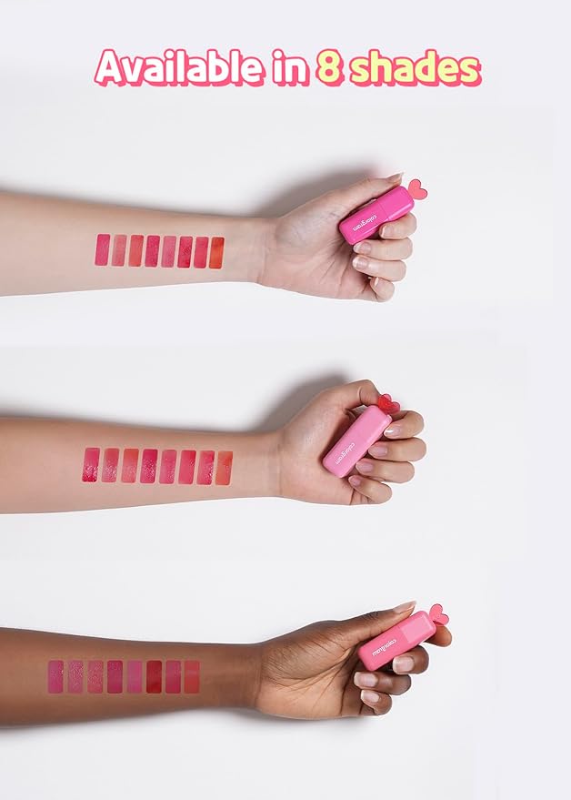 COLORGRAM Juicy Blur Tint 01 Coral Hip | Daily Semi-Matte, Semi-Glossy, Long-Lasting Lip Stain, Moisturizing, Buildable & Blendable, highly Pigmented (0.12 Fl. Oz.)-Velvo Beauty