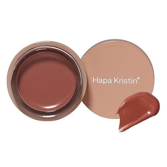 Gleam Glow Lip and Cheek Tint, Hydrating Korean Cream Blush with Long-Lasting Wear, Buildable with Radiant Finish, Warm Cinnamon 502, 0.15 oz-Velvo Beauty