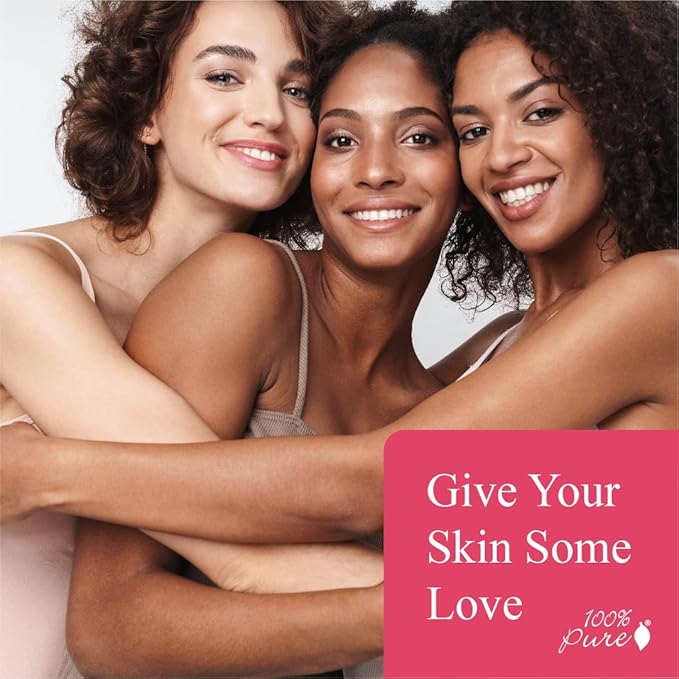 100% PURE Healthy Foundation Full Face Coverage Makeup, Liquid Matte Finish with Anti-Aging Benefits - Vegan Gorgeous Fruit Pigmented White Peach Color (Light with Warm Undertone) - 1 Fl Oz-Velvo Beauty