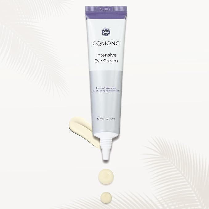 Intensive Eye Cream 1.01 fl oz for hydrating, wrinkles, elastic skin, dark circles, puffiness, fine lines, eye bags under eyes | Hyaluronic Acid, Collagen, Peptide | Korean skincare-Velvo Beauty