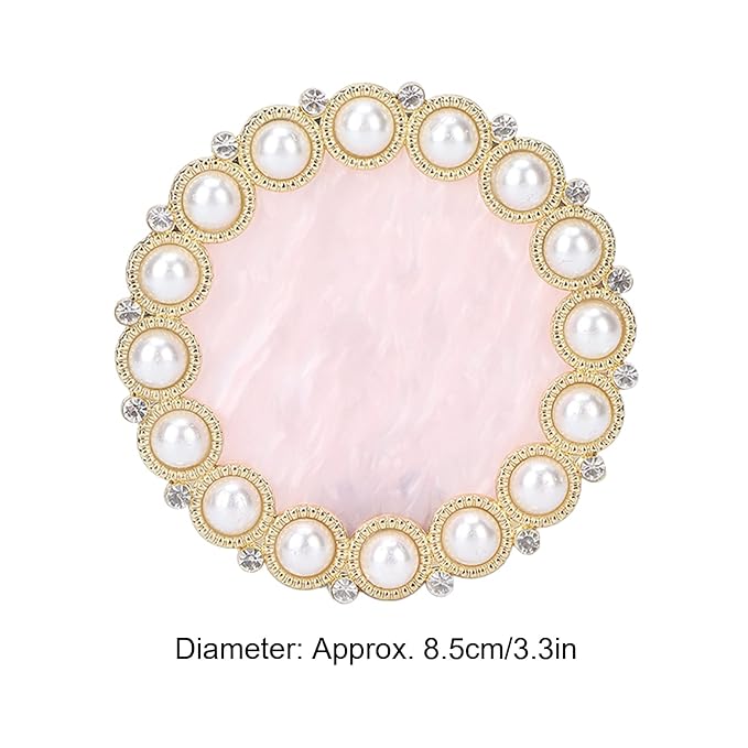 Resin Stone Nail Art Palette, Nail Art Display Board Cosmetic Nail Mixing Palette Drawing Color Mixing Nail Art Painting Gel Palette Tips Display Plate(Golden)-Velvo Beauty