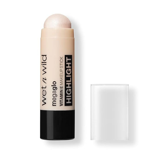 wet n wild Mega Glo Vitamin E Makeup Stick, Buildable & Blendable Color, Versatile Use, Cruelty-Free & Vegan - Moonlike-Velvo Beauty
