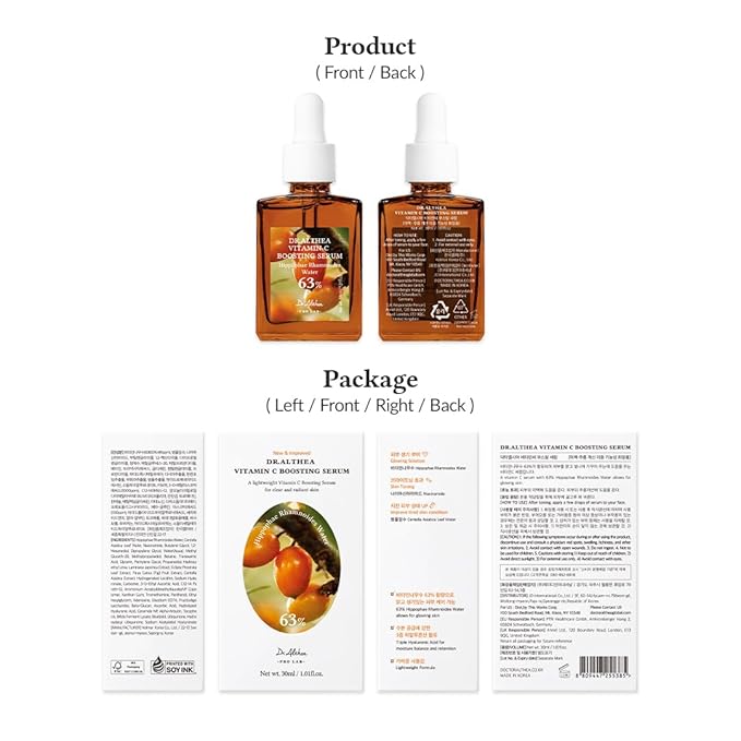 Dr.Althea Vitamin C Boosting Serum | Daily Facial Serum with TRANEXAMIC ACID for All Skin Types | Helps Remove Dark Spots & Uneven Skin Tone | Korean Vegan Skin Care (Vitamin C Boosting RENEWED)-Velvo Beauty
