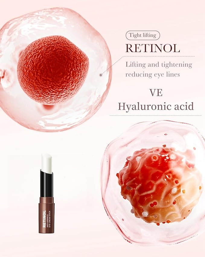 Retinol Eye Stick Under Eye Cream Anti Aging Eye Balm Reduces Fine Lines and Dark Circles-Velvo Beauty
