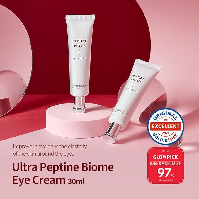 Ultra Peptine Biome Eye Cream 30ml, Wrinkles, Anti Aging, Dark Circles, Peptine Biome 72%, Hydrating Eye Cream-Velvo Beauty