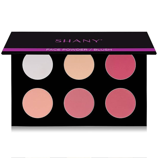 SHANY Cosmetics Shimmer & Matte Blush/Highlighter Face Palette - Layer 4 - Refill For The 6 Layer Mini Masterpiece Collection Makeup Set, Highlighter-Velvo Beauty