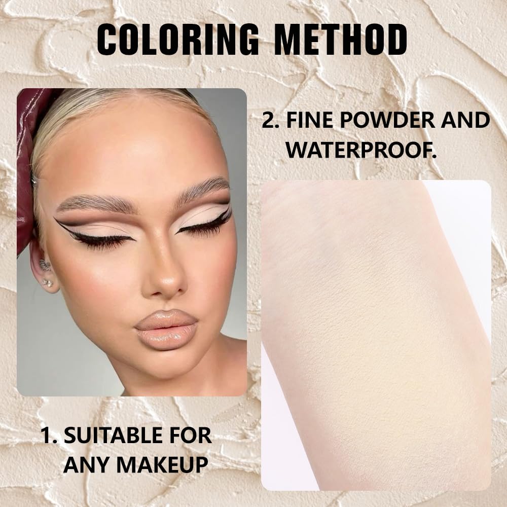 Buildable Matte Eyeshadow Makeup Palette Single - French Vanilla Shades | Creamy Pressed Powder for Easy Blending | Mini Travel Palette for Women | Everyday Natural Eye Makeup-Velvo Beauty