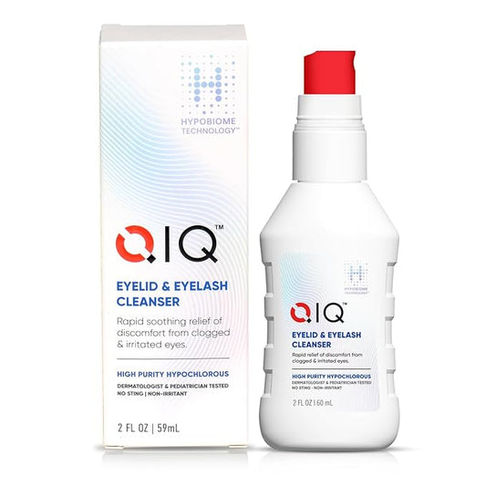 Eyelash and Eyelid Cleanser – High Purity Hypochlorous Eye Wash Solution, Lid and Lash Cleanser that Quickly Calms and Soothes Irritated, Clogged Skin (2oz)-Velvo Beauty