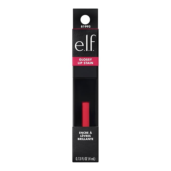e.l.f. Glossy Lip Stain, Long-Lasting, Lightweight Lip Stain For A Sheer Pop Of Color & Subtle Gloss Finish, Vegan & Cruelty-Free, Fuchsia Fantasy-Velvo Beauty
