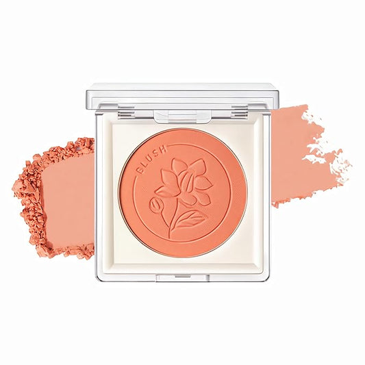 FOCALLURE Powder Palette Blush, Matte Mineral Blush Powder, Bright Shimmer Face Blush Makeup, Contour and Highlight Blush Palette, Highly Pigmented, Long Lasting, Waterproof, Blendable, #301-Velvo Beauty