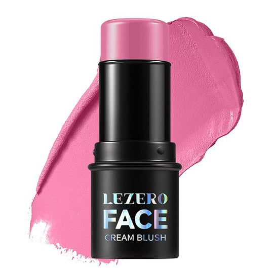 Blush Stick, Multi-use Blush Stick for Cheeks, Eyes, Lips, Silky Creamy Face Stick for Old Women & Mature Skin, Blendable and Buildable Color, Long Lasting Waterproof Non-greasy Formula (#11, Blush)-Velvo Beauty