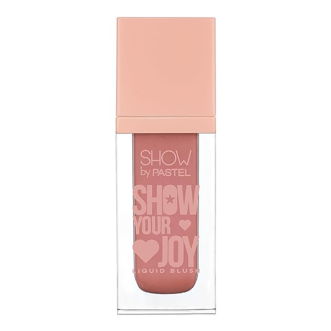 Show Your Joy Liquid Blush 53 | Peach | Dewy Finish | Natural Looking | Clean Beauty | Moisturize The Skin Up to 24 Hours | Cruelty-Free | Natural and Fresh Looking | 0.141 fl.oz.-Velvo Beauty