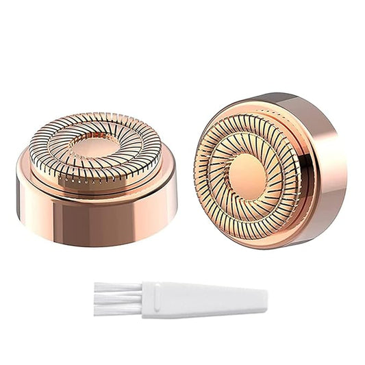 Facial Hair Remover Replacement Heads Gen 2 for Flawless Finishing Touch, Double Ring Blades Compatible with Flawless Generation 2 Devicce-Velvo Beauty