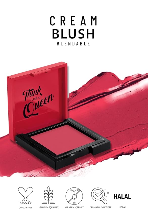 Pastel Cream Blush 48 | Fresh | Healthy & Natural Look | Ligh Weighted Formula | Sebum Control Richly Pigmented | Easily Blendable | Long Lasting | Semi Matte | 0.18 oz.-Velvo Beauty