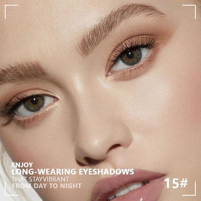 evpct Nude Brown Matte Powder Eyeshadow Quad Palette, Light Nude Pink Natural Dark Brown Matte Smoky High Pigmented Mini Eye Shadow Palette Makeup for Women, Waterproof Smudge Proof Vegan Cruelty-free-Velvo Beauty