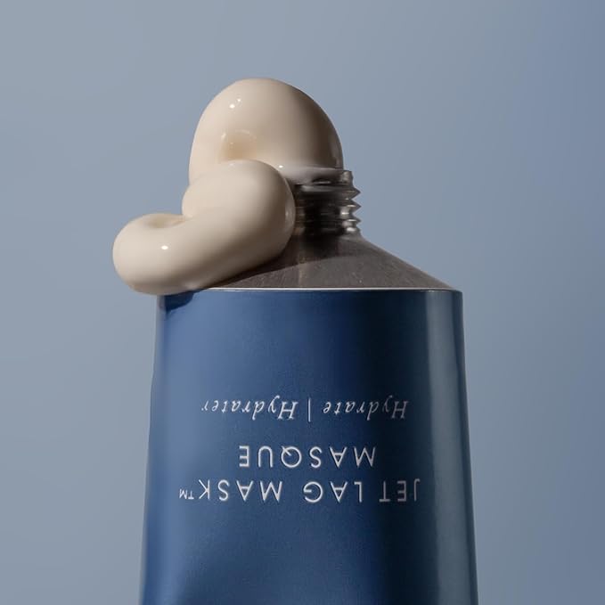 Summer Fridays Jet Lag Mask Mini - Hydrating Face Moisturizer + Mask - Enriched with Hyaluronic Acid, Niacinamide, Glycerin + Antioxidants Helps Nourish Skin for a Renewed + Radiant Complexion (1 Oz)-Velvo Beauty