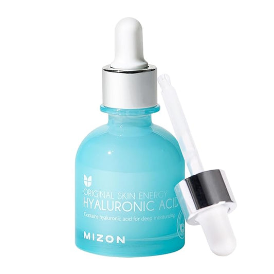 MIZON Hyaluronic Acid 100 Serum – Pure Hyaluronic Acid for Deep Hydration, Plumping & Skin Barrier Support – Lightweight K-Beauty Ampoule for Glass Skin Glow (1.01 fl. oz)-Velvo Beauty