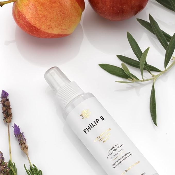 PHILIP B Detangling Toning Mist pH Restorative 2 oz. (60 ml) | Un-Tease Tangles, Leaves Hair Glossy, Smooth and Frizz-Free-Velvo Beauty