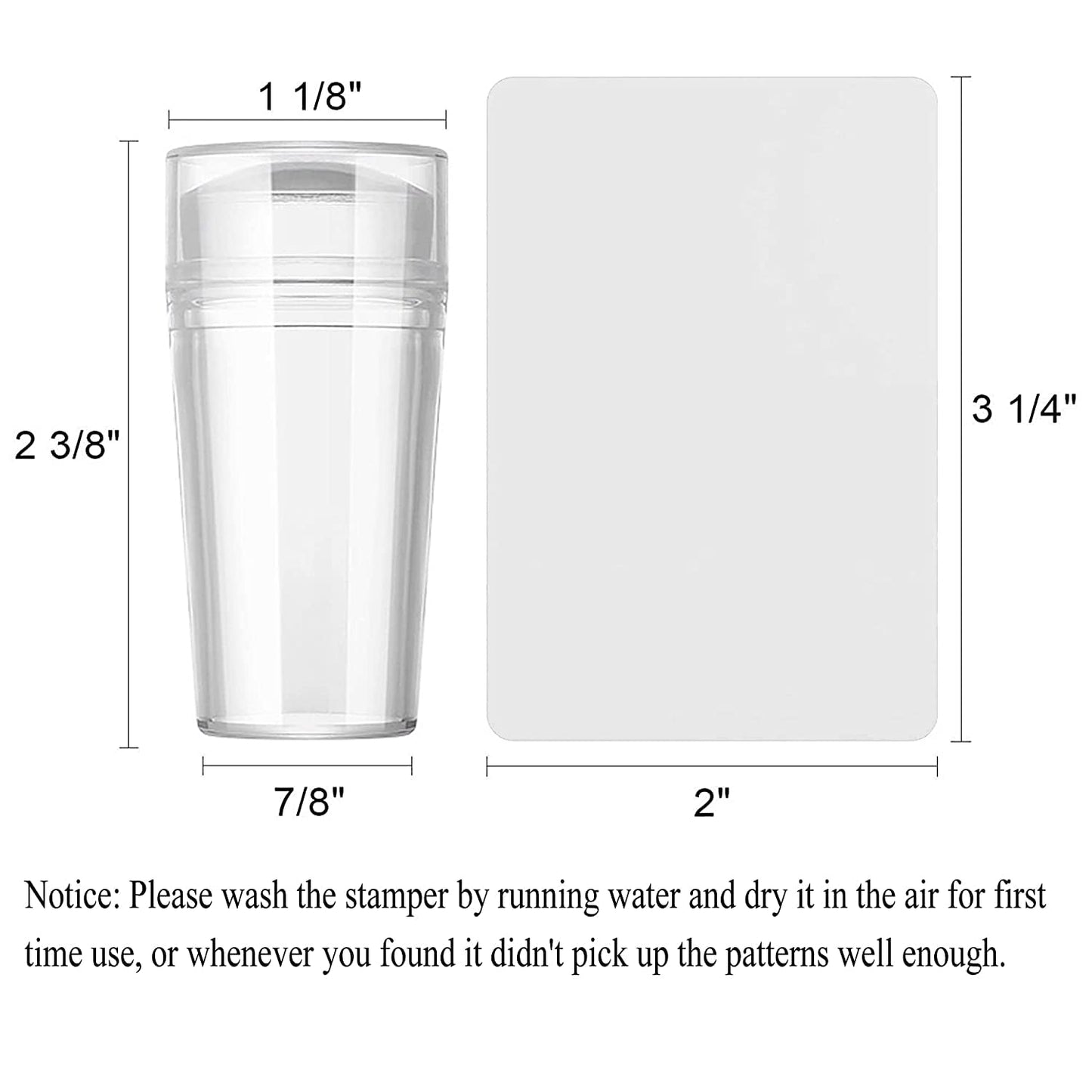 AddFavor Nail Stamper Kit 8pcs Stamping Plates Minimalist Geometric Lines Leaf Image Template for DIY Decorating Polish Gel Plate Print Stamper Manicure Stencils Tools (Mixed-Style D)-Velvo Beauty