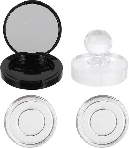 FRCOLOR 1 Set Portion Tray Loose Powder Compact Case Makeup Pallete Blush Storage Case Blush Container Reusable Blush Case Diy Empty Makeup Lipstick Container Blank Abs Sample Travel-Velvo Beauty
