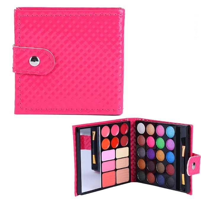 32 Colors Eyeshadow Palette Makeup Contouring Kit Combination with Lipgloss, Blusher and Concealer #1 - Perfect for Professional and Daily Use-Velvo Beauty