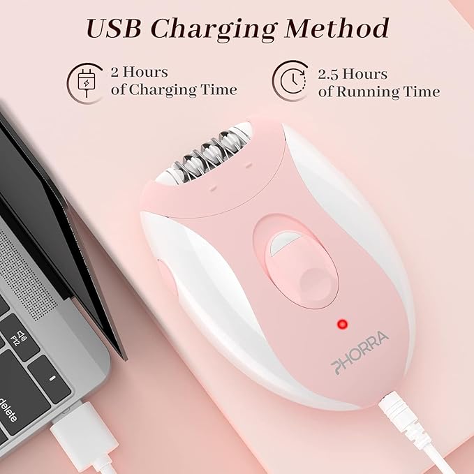 Epilator for Women, Smooth Glide Epilator for Women Face with 2 Speeds, Smooth Face Trimmer Device, Facial Hair Removal for Face Legs Arms Armpit Bikini-Velvo Beauty