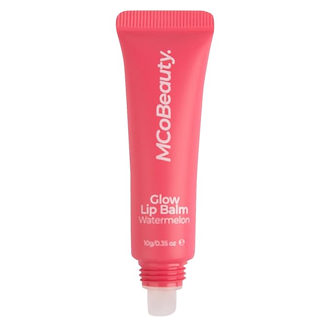 MCoBeauty Glow Lip Balm, Watermelon, Nourishing Tint for Luscious Lips, Vegan, Cruelty Free Cosmetics-Velvo Beauty