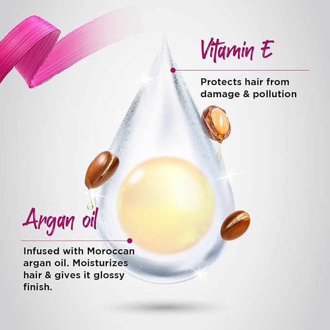 Livon Hair Serum for Men & Women | Frizz-free, stronger and shinier hair | Sulphate & Paraben free| For All Hair Types | Lightweight & Non Greasy | Enriched with Argan Oil & Vitamin E | 3.3 Fl.Oz-Velvo Beauty