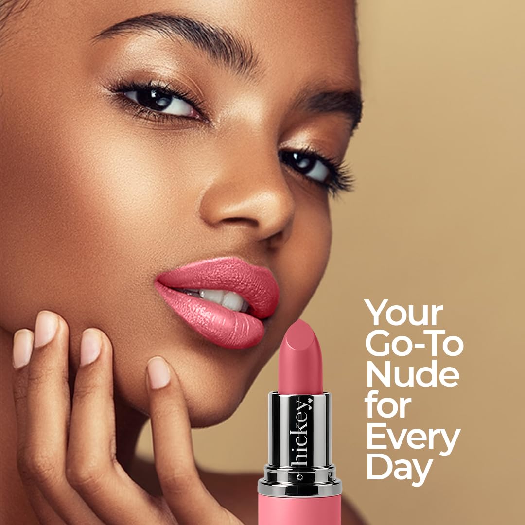 Hickey Lipstick Birthday Suit Best Nude Lipstick Refill - Long Lasting Lipstick for Women, Hydrating & Moisturizing Shade, Lip Color for Women (Birthday Suit Nude)-Velvo Beauty