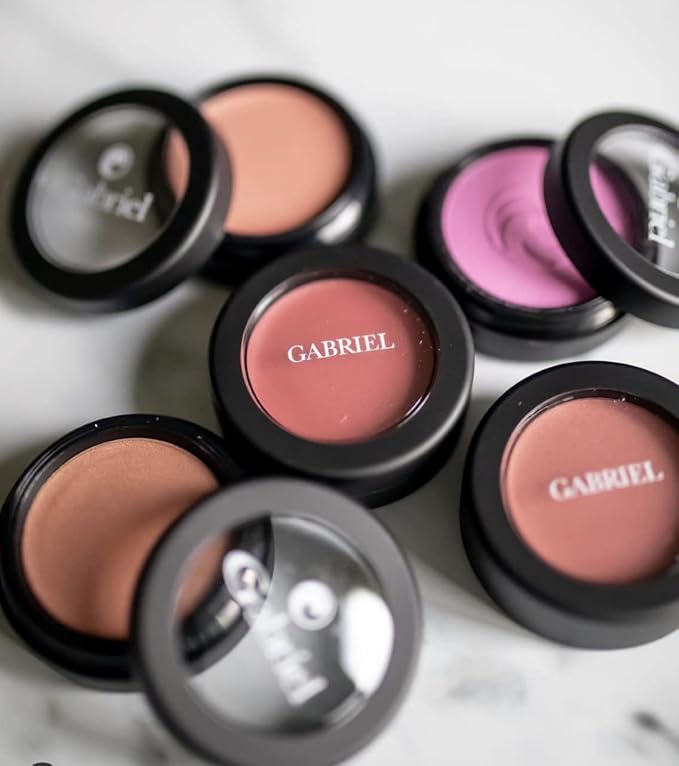 Gabriel Cosmetics Multi Pot (Conch - Rose/Silver Shimmer),3-in-1 Eyes, Lips, Cheeks, Natural, Paraben Free, Vegan, Gluten-free, Cruelty-free, Non GMO, 0.08 oz.-Velvo Beauty