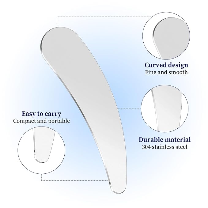 2Pcs Mini Metal Cosmetic Spatulas, Skincare SpatulaMixing and Sampling Makeup Beauty Tools for Skin Care Creams, Eye Cream, Essences Beauty Accessories(2PCS)-Velvo Beauty
