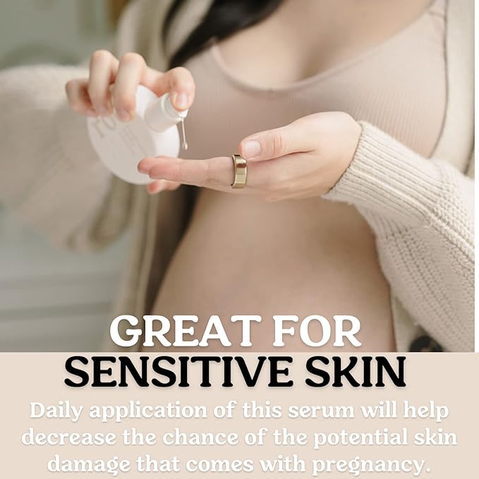 Stretch Mark Belly Serum/Oil for Sensitive Skin with Long and Short-term Hydration, Increases Skin Elasticity and Firmness Reduce Stretch Marks (Belly Serum)-Velvo Beauty