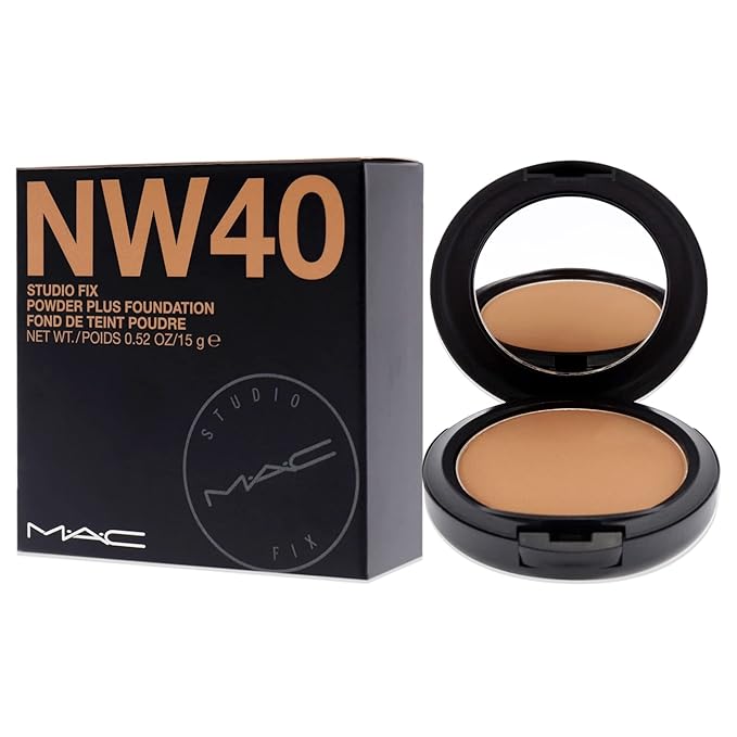 Mac Studio Fix Powder Plus Foundation Nw40 15gm/0.52 Oz-Velvo Beauty