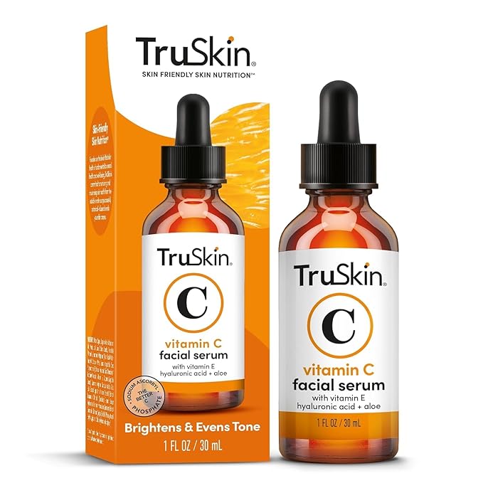 TruSkin Vitamin C Serum For Face – Anti Aging Face Serum with Vitamin C, Hyaluronic Acid, Vitamin E – Brightening Formula – Improve Appearance of Dark Spots, Tone, Fine Lines & Wrinkles, 1 Fl Oz-Velvo Beauty