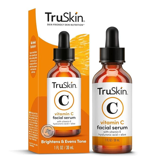 TruSkin Vitamin C Serum For Face – Anti Aging Face Serum with Vitamin C, Hyaluronic Acid, Vitamin E – Brightening Formula – Improve Appearance of Dark Spots, Tone, Fine Lines & Wrinkles, 1 Fl Oz-Velvo Beauty