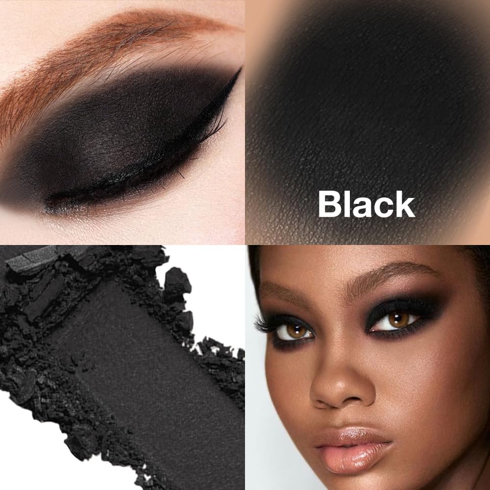 AMY'S DIARY White Black Pink Matte Eyeshadow Palette 3 pics set – Long-Lasting & Highly Pigmented, Vegan & Cruelty-Free-Velvo Beauty
