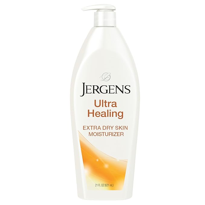 Jergens Ultra Healing Dry Skin Moisturizer, White 21 Fl Oz-Velvo Beauty