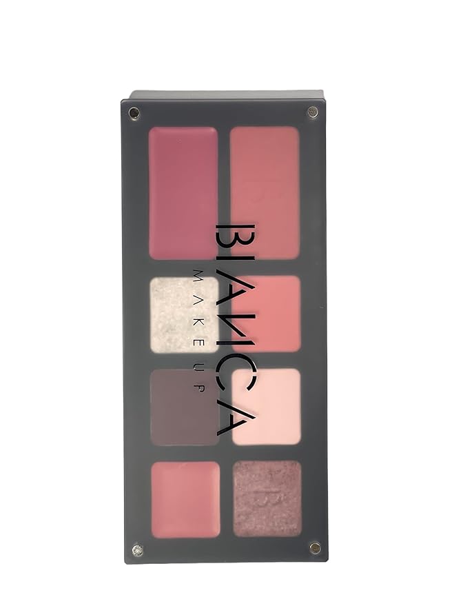 Multi-Effect Palette | All In One Palette | Bianca Makeup | Reusable Magnetic Palette | With Eyeshadows, Lipstick, and Blush | Find the effect you desire | Makeup Palette (Coquette)-Velvo Beauty