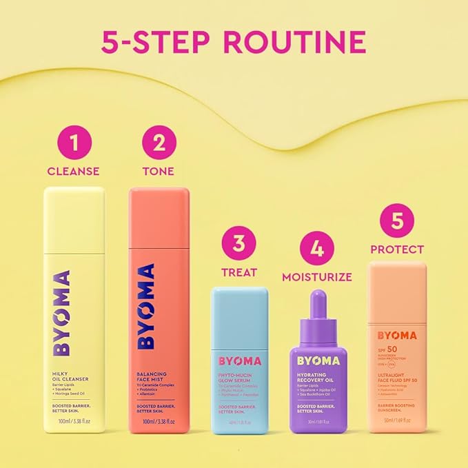 BYOMA Balancing Face Mist - pH Balanced Face Toner with Ceramides, Probiotics & Allantoin - Alcohol Free Toner Spray - Balance, Soothe & Refresh Throughout The Day - 3.38 fl. oz-Velvo Beauty