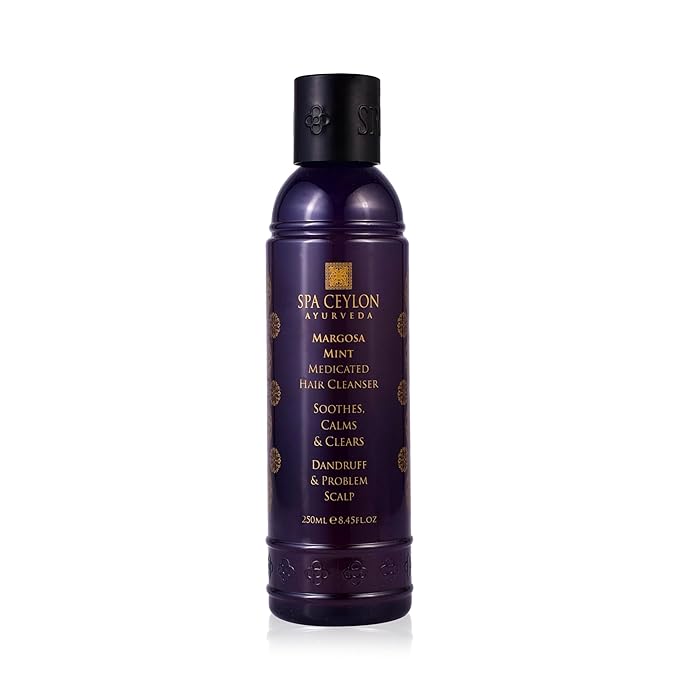 SPA CEYLON Margosa Mint Medicated Hair Cleanser | Powerful Formula for Dandruff & Scalp Problems | Itching | Flaking | Hair and Scalp Wellness-Velvo Beauty