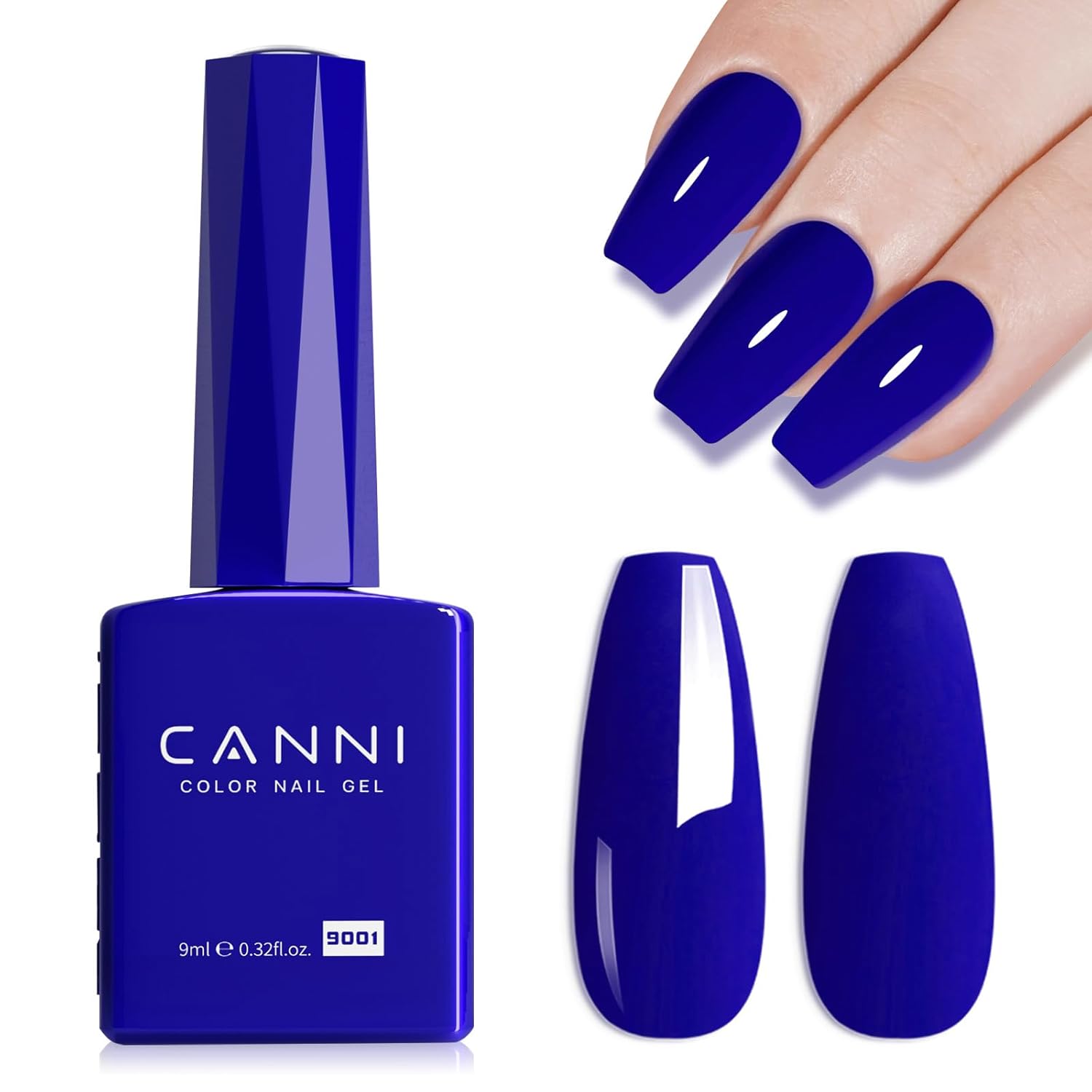 CANNI Royal Blue Gel Nail Polish – Classic Deep Navy Blue UV LED Soak Off High Gloss, Long Lasting Nail Polish Gel for Salon and Home Manicure-Velvo Beauty