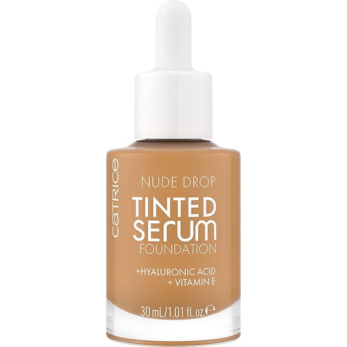 Catrice | Nude Drop Tinted Serum Foundation | Lightweight, Hydrating, Buildable Coverage | Enriched with Hyaluronic Acid & Vitamin E | Vegan & Cruelty Free (065N)-Velvo Beauty
