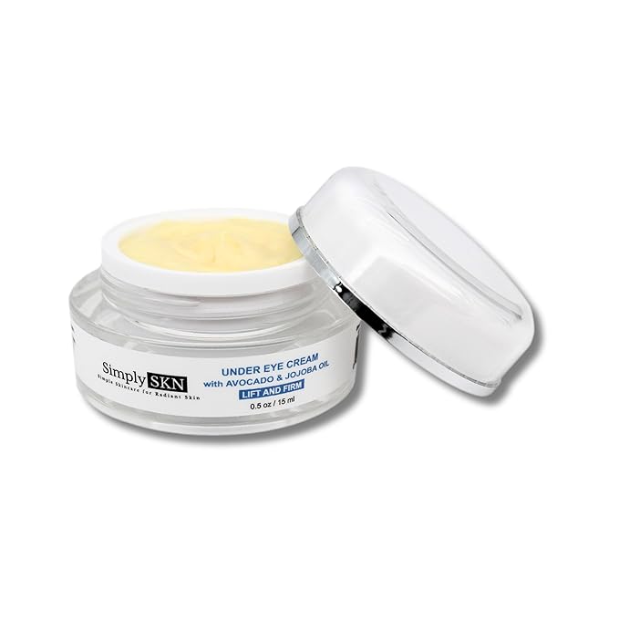 Under Eye Cream with Avocado Oil and Jojoba Oil - Anti-Aging Rich Hydrating Under Eye Cream For Minimizing Dark Circles, Puffiness and Fine Lines - 0.5 Fl. Oz.-Velvo Beauty