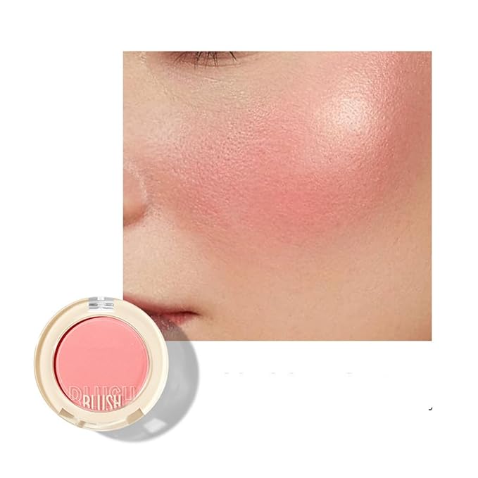 Shiny Blush 12 Color Cream High-Pigmented Buildable Face Blush Long-Lasting Natural Look Face Blush for Cheeks (Color 04)-Velvo Beauty