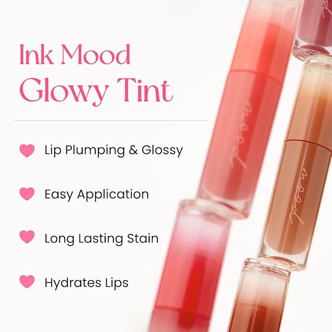 Peripera Ink Mood Glowy Tint (03 ROSE IN MIND)-Velvo Beauty