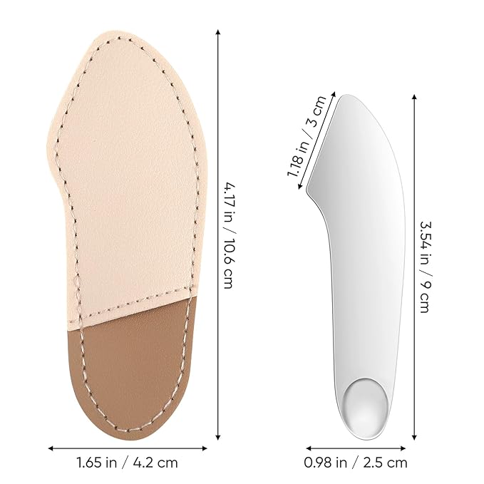 POPETPOP Makeup Spatula Foundation Spatula- Korean Cosmetic Spatula, Stainless Steel Facial Spatula Professional Foundation Palette Mixer Facial Cosmetic Makeup Tool-Velvo Beauty