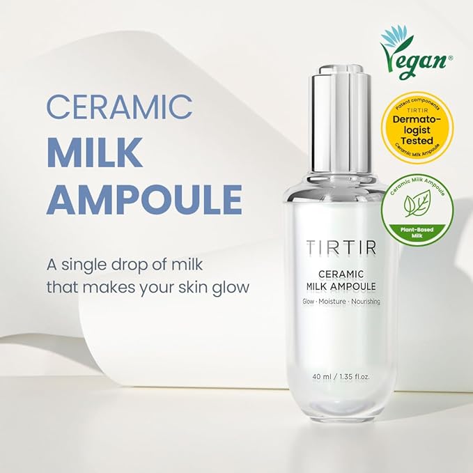 TIRTIR Ceramic Milk Ampoule (1.35 Fl Oz)-Velvo Beauty